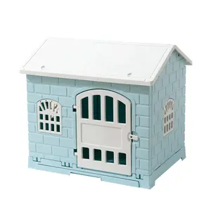 Indoor And Outdoor Use Good Quality Easy To Install Modern Plastic Dog Crate House