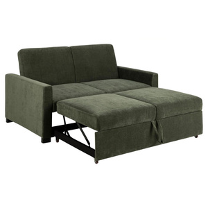 Modern Fabric <strong>Sofa</strong> Bed with Storage Space <strong>2</strong>-in-<strong>1</strong> Sleeper <strong>Sofa</strong> for Small Apartment - Product Image 2