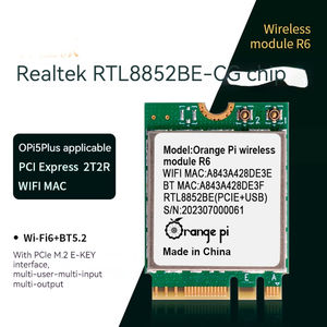 橙色<span class=keywords><strong>Pi</strong></span> 5 Plus开发板专用WiFi6 + BT5.2模块PCIe M.2电子钥匙电子模块和套件 - Product Image 6