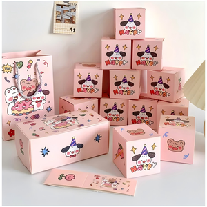 กล่องเซอร์ไพรส์วันเกิดพร้อมฟังก์ชั่นระเบิดและกระโดด - ของขวัญสุดโรแมนติกสำหรับแฟนสาวและคู่รัก กล่องของขวัญแบบปรับแต่งได้ ถุงของขวัญ - Product Image 2