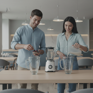 A60 Electric Osterizer Blender Parts Blender 1250ml Home Kitchen Glass Jar - Product Image 1