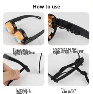 पागल नए अजीब चम्मच खिलौने डरावनी आंखों के चश्मे की पार्टी सजावट पुल लाइन बच्चों के हेलोलीन क्रिसमस उपहार - Product Image 3