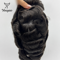 Vente en gros de toupets personnalisés pour hommes, OEM, dentelle suisse, 100% cheveux humains Remy, fabrication sur mesure, MOQ 1