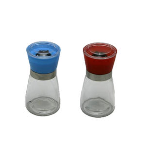 Molino de Especias y Condimento de Pimienta al por Mayor, Botella de Vidrio para Condimento de Cocina, Molinillo de Plástico de 180 ml - Product Image 2