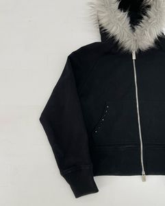 <span class=keywords><strong>Felpa</strong></span> personalizzata 500 GSM cotone 100% Hoddies in bianco pesi massimi con Zip e <span class=keywords><strong>pelliccia</strong></span> sintetica <span class=keywords><strong>felpa</strong></span> con <span class=keywords><strong>cappuccio</strong></span> da uomo - Product Image 4