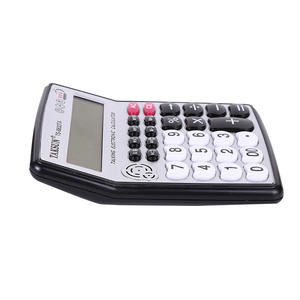 Calculatrice vocale Dexin TS8833t à 8 chiffres, double alimentation, pour bureau, finance, entreprise, cadeau, argentée - Product Image 2
