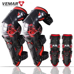 Vegar Motocross ginocchiere Moto equipaggiamento protettivo Set Riding gomito Guard Moto Moto Off-road Racing MTV MX MTB ginocchiere