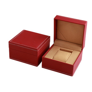 Thấp moq tùy chỉnh hộp đồng hồ biểu tượng tùy chỉnh container bao bì PU Chất liệu da hộp đồ trang sức cho nam giới thương hiệu chất lượng - Product Image 4