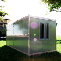 Personnalisable 20 pieds portable cabine pliante conteneur maison modulaire petite maison préfabriquée mobile en acier maison pour les Philippines