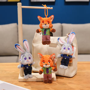 Juguete de Moda: Colgante para Bolso con Diseño de Zoológico, Lindo Colgante de Judy y Nick, Peluche de Zorro y Conejo, Regalo - Product Image 3