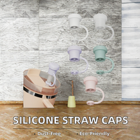 Nouvelles idées de produits : Capuchons de paille réutilisables en silicone souple, anti-poussière, pour pailles de 6 à 10 mm, accessoires de bar