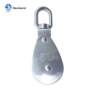 Poulie de dérivation simple pliable en acier inoxydable 304 316, électro-polie, pour quincaillerie marine - Product Image 3