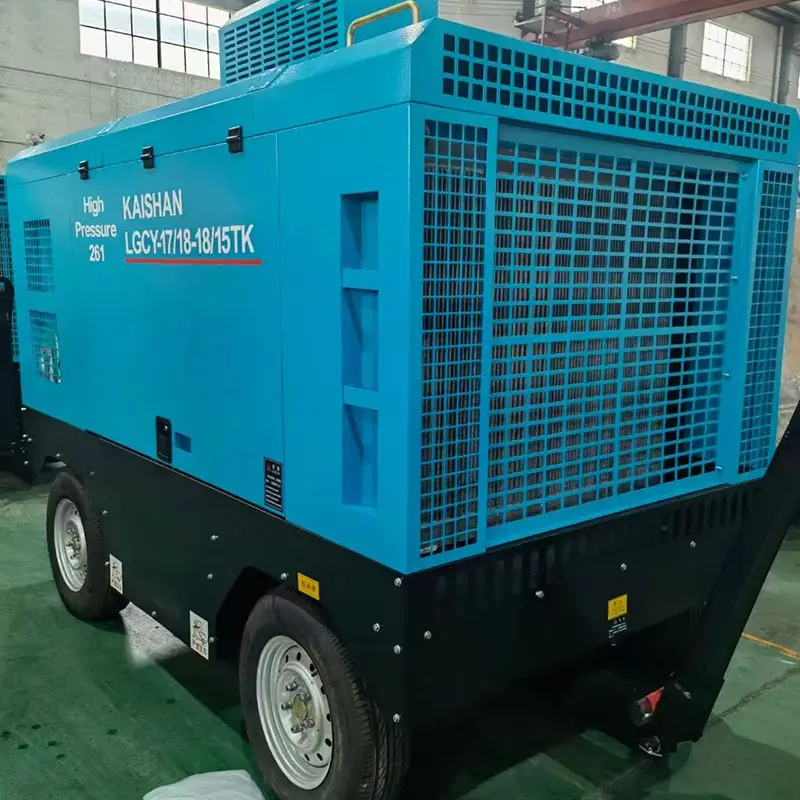 Pabrik grosir Diesel bertenaga kompresor udara untuk pengeboran mesin Rig sekrup kompresor udara