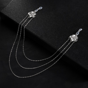 Chaîne de tétons pour femmes sans perçage, avec pampilles fleuries, anneaux de tétons, bijoux de corps sexy, piercing de tétons, bijoux de poitrine pour adultes, érotique - Product Image 2