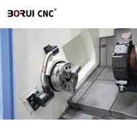 Tour CNC à lit incliné BR570DY avec tourelle motorisée à 12 postes et axe Y pour composants d'implants médicaux