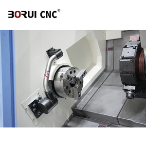 Torno CNC de Cama Inclinada Horizontal de Alta Precisión y Calidad BR570DY con Control FANUC y Sistema de Cambio Automático de Herramientas, Fabricado en Taiwán - Product Image 5