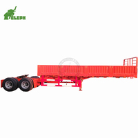 Double combinaison 20 pieds 40 pieds B conteneur châssis remorque combo tracteur superlink semi-remorque interlink sidewalltrailer