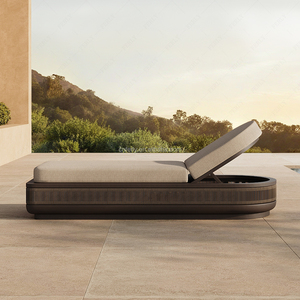 Fauteuil inclinable <span class=keywords><strong>d</strong></span>'extérieur Ferly en aluminium, fait main, pour villa, <span class=keywords><strong>piscine</strong></span>, hôtel, anti-UV, durable, luxe moderne - Product Image 3