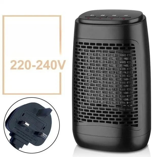 2024 CE POHS vente chaude ménage noir vertical PCT chauffage tubulaire portable