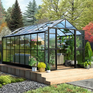 الألومنيوم الجاهزة الزجاج سونروم الفناء الضميمة الشتاء حديقة مثلث البناء سبائك الألومنيوم دائم - Product Image 3