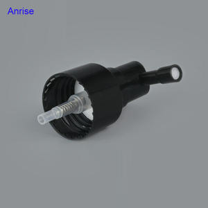 24/410 Schwarz PP Kunststoff Lange Düse Nasenspray abdeckung Fein nebel Mund Frischer Pumpens prüh gerät - Product Image 4