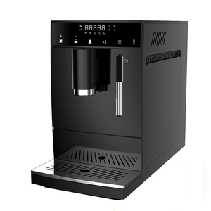 <span class=keywords><strong>Cafetera</strong></span> inteligente de acero inoxidable para el hogar, sistema operativo con pantalla LCD, máquina de café con boquilla de vapor - Product Image 1