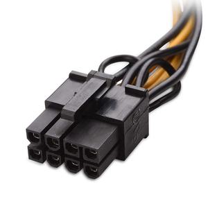 6ピンオスから8ピンオスGPUATXビデオグラフィックカードPCIEExpressアダプター電源延長ケーブル (コンピューター用) - Product Image 3