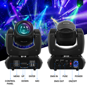 Projecteurs LED mobiles <span class=keywords><strong>mini</strong></span> RGBW 4-en-1 super lumineux 120W, DMX512/activation sonore, indice de protection IP33, intensité variable, pour KTV/mariages, blanc chaud - Product Image 3
