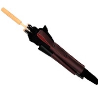 Housse de rangement portable en cuir PU pour parapluie et éventail solaire avec logo personnalisé, étui de protection pour parapluie à suspendre à la taille