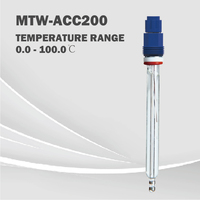 Electrodo de Cloro Residual de Anillo de Platino Doble de Alta Pureza MTW-ACC200, Celda de Flujo YA-26-1, OEM Personalizable, 0-20 Mg/L, 1 Año