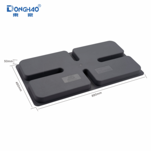 Meilleure vente de coussins de climatisation de base en plastique absorbant les chocs pour l'extérieur - Product Image 5