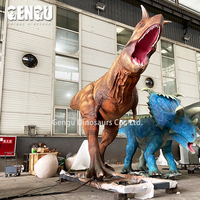 Simulation d'intérieur de modèle de dinosaure mécanique animatronique grandeur nature pour l'utilisation éducative ou de jardin d'aéroport de maternelle