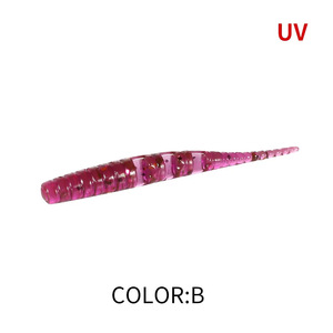Señuelo de Pesca Spinpoler Mini Soft Ajing Worm Finesse, Cebo Flotante de Goma TPR de 3 cm para Pesca en Agua Media, Océano, Roca, para Zander y Lubina, Sin Anzuelos - Product Image 6