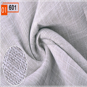 Trung Quốc cung cấp đổ xô 100% polyester Faux Linen <span class=keywords><strong>sofa</strong></span> vải đổ xô Polyester linen vải cho gối - Product Image 4