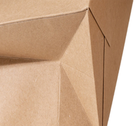 Sacs en papier kraft écologiques personnalisés avec logo de marque, sacs en papier kraft carrés pour fleuristes, sacs cadeaux pour vêtements