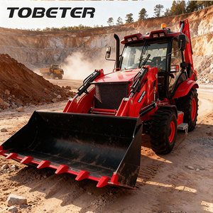 Tobeter hệ thống thủy lực trang trại Digger với loader và backhoe loader xô - Product Image 2