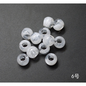 Acrylic lỗ lớn hạt hai màu nhựa trong suốt lỗ lớn hạt phụ kiện tự làm gumball lỏng Hạt bán buôn - Product Image 4
