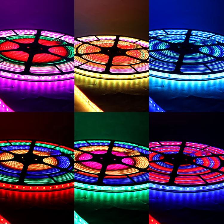 GMYJ-042 Landscape Light Addressable Flex Led Strip Light 30/60leds PCB 5M Smd Ws2811 Pixels 12v for Christmas Decoration
