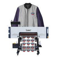 Impresora UV DTF Locor de 60 cm Tamaño A2 Rollo a Rollo para Impresión de Calcomanías en Película de Transferencia en Frío, Plotter con Laminadora y Cabezales XP600 3200