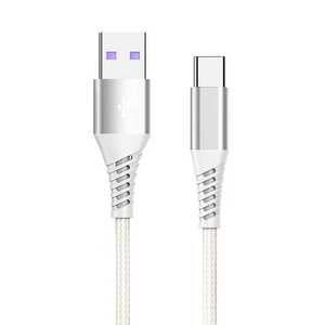 Cable cantell USB tipo C de <span class=keywords><strong>carga</strong></span> rápida 3A trenzado C Cables de cargador compatibles con Samsung S10e/Note 9/S10/S9/S8 Plus/A80/<span class=keywords><strong>A50</strong></span> - Product Image 3