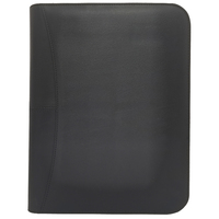 ModernQiu - Portafolio Profesional Hecho a Mano con Cierre de Cremallera, Organizador de Piel Sintética Unisex, Carpeta de Presentación A4 con Logotipo Personalizado