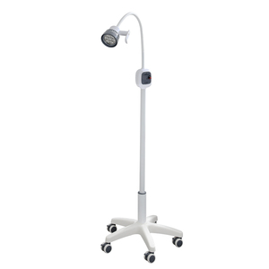 Lampada da Esame LED Mobile su Supporto a Pavimento in Acciaio Inossidabile per Ospedali e Cliniche - Product Image 3