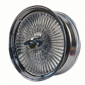 Cerchi a Raggi Cromati Argento 15x5.5 13x7 14x7 <span class=keywords><strong>13</strong></span> Pollici 100 Raggi Allineati o Invertiti in Acciaio di Alta Qualità 14 <span class=keywords><strong>13</strong></span> - Product Image 2