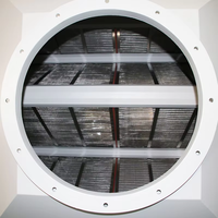 Purificateur d'air industriel avec filtre HEPA |   Unité de filtration à double porte avec peinture cuite sur mesure pour l'élimination des poussières et des débris