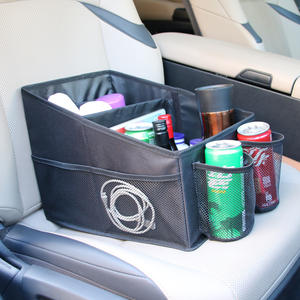 Organizador para el Asiento Trasero del Coche, Caja de Almacenamiento Impermeable de 13L con Asa para el Compartimento de Pasajeros - Product Image 1