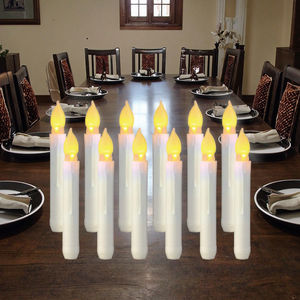 <span class=keywords><strong>Bougie</strong></span> de décoration pour la maison avec mèche mobile télécommandée 3D Real Flame LED électrique sans flamme à piles - Product Image 6