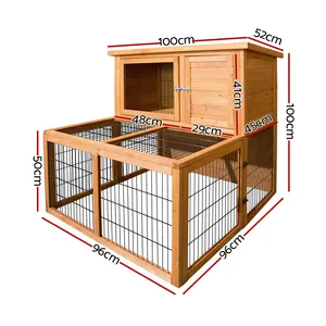 <span class=keywords><strong>Cage</strong></span> à lapins moderne de luxe à 3 étages de 100 cm de haut, avec lumière nocturne, poulailler <span class=keywords><strong>en</strong></span> bois, motif animal, cages <span class=keywords><strong>en</strong></span> métal respirantes, bouton-pression - Product Image 2
