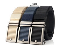 Ceinture à cliquet en nylon Offre Spéciale de 1.5 pouces Ceintures de travail de golf avec boucle coulissante automatique Ceintures en tissu de haute qualité