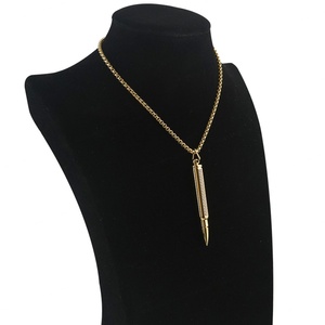 Collar con Colgante de Bala de Hip Hop Personalizado para Hombre, Colgantes de Cenizas con Diamantes CZ de Inspiración Cristiana, Regalo Personalizado para Parejas - Product Image 6