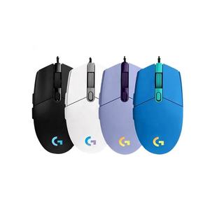 Original Logitech G102 <b>Gaming</b> Mouse Optical Sensor 8000 DPI 16.8M Color <b>Lighting</b> Compatible with PC and Laptop - Product Image 1